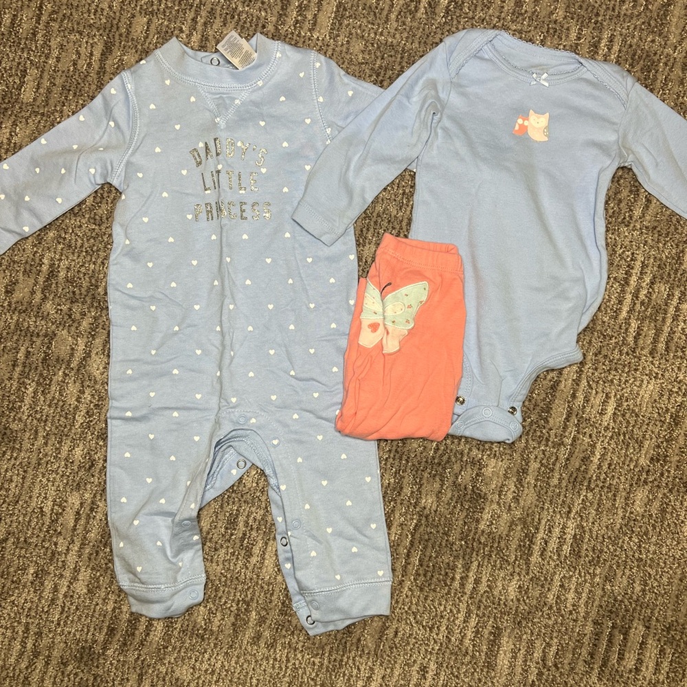 Carters 9 month girl bundle